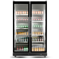 Getränkekühlschrank 900 Liter schwarz