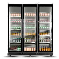 Getränkekühlschrank 1600 Liter schwarz 1680 x...