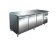 VIP Kühltisch mit 3 Türen -2 bis +8°C 1.795x700x860 mm