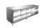 VIP Kühltisch mit 3x 2 Schubladen und 1 Tür -2 bis +8°C 2.230x700x860 mm