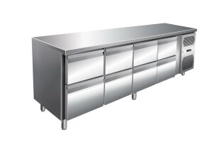 VIP Kühltisch mit 4x 2 Schubladen -2 bis +8°C...