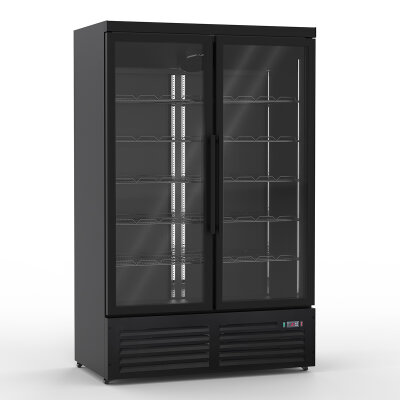 Tiefkühlschrank mit 1250 Liter schwarz