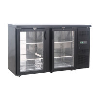 Flaschennkühltisch 226 Liter | Schwarz | 2...