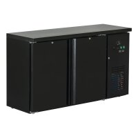Flaschenkühltisch 280 Liter | Schwarz | 2 Türen...