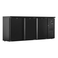 Flaschenkühltisch 425 Liter | Schwarz | 3 Türen...
