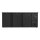 Flaschenkühltisch 425 Liter | Schwarz | 3 Türen | 2005 x 520 x 840 mm