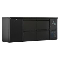 Flaschenkühltisch 425 Liter | Schwarz | 1 Tür +...