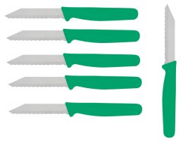 6 x Brötchenmesser Gemüsemesser Tomatenmesser...