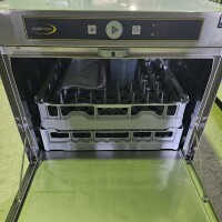 Cookmax Geschirrspüler mit Ablaufpumpe, Druckpumpe, Reinigerdosierer, Enthärter  Korb: 50 x 50 cm 5,9 kW 400V