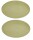 2 x Coupplatte Servierplatte Oliv 40x25,5cm COUNTRY LIFE Seltmann Weiden