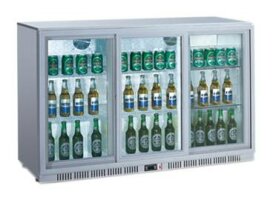 Flaschenkühler 330 Liter mit 3 Glastüren B-Ware