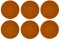 6 x Coupteller flach Essteller Terrakotta 26cm COUNTRY LIVE Seltmann Weiden
