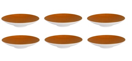 6 x Coupschale Tiefe Schüssel Terrakotta 26cm...