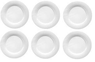 6 x Speiseteller flach Hotelporzellan 30cm SAVOY WHITE...