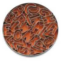 Ausstecher Ausstechformen BUCHSTABEN A-Z 26-tlg. für...