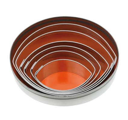 Ausstecher Ausstechformen Oval Glatt 6-tlg. für Fondant-Marzipan-Teig-Kekse