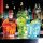 4 x Trinkglas Cocktailglas Whiskyglas ROCK BAR LOUGE 270ml Grün BORMIOLI ROCCO