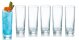 6 x Longdringlas Cocktailglas Trinkglas Tumbler ISLANDE 220ml ARCOROC