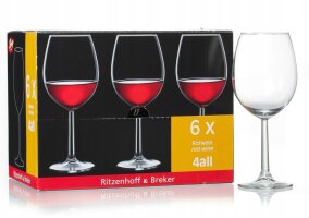 6 x Weinglas Rotweinglas 430ml 4ALL Crystalline-Glas...