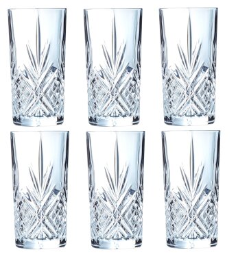 6 x Longdrinkglas Cocktailglas Trinkglas Tumbler 380ml Broadway von ARCOROC