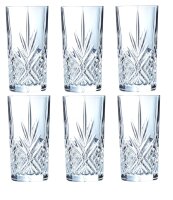 6 x Longdrinkglas Cocktailglas Trinkglas Tumbler 380ml...