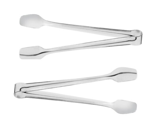 2 x Zuckerzange für Würfelzucker Edelstahl Rostfrei 11cm
