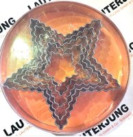 Ausstecher Ausstechformen STARS gezackt 5-tlg. für...