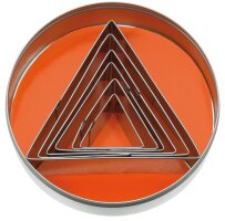 Ausstecher Ausstechformen DREIECK glatt 6-tlg. für...