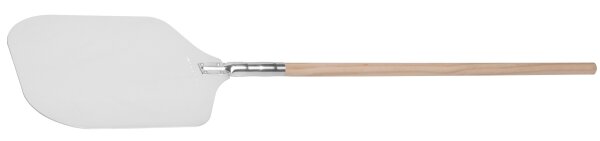 Pizzaschaufel Pizzaschieber Aluschaufelblatt 35x30cm mit Holzgriff 115cm