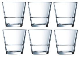 6 x Whiskyglas Cocktailglas Dessertglas Tumbler STACK UP...