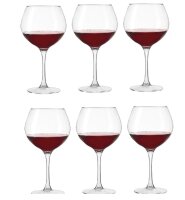 6 x Burgunderglas Rotweinglas Weinglas 600ml Serie TWIN...