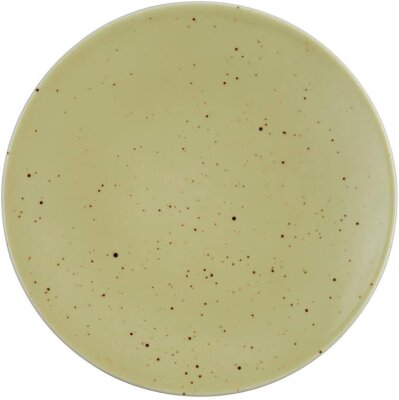 6 x Coupteller flach Essteller Oliv 26cm COUNTRY LIFE Seltmann Weiden