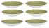 Tafelservice 6x Coupteller 28cm/6x Coupschale 23cm  Oliv COUNTRY LIFE Seltmann Weiden