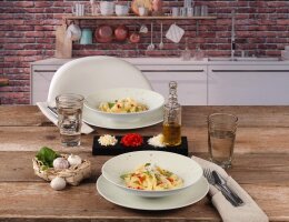 Tafelservice 6x Coupteller 30cm/4x Coupschale 28cm Champagner COUNTRY LIFE Seltmann Weiden