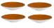 Tafelservice 6x Coupteller 30cm/4x Coupschale 28cm Terrakotta COUNTRY LIFE Seltmann Weiden