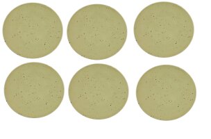 Tafelservice 20-tlg 12x Coupteller 16,5+26cm/ 6x Coupschale 26cm/2x Coupplatte 44x14cm Oliv Seltmann Weiden