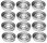12 x Backform Kuchenform offen für Savarin/Törtchen °80mm/Höhe 20mm