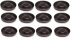 12 x Backform für Savarin Kuchen °80mm PTFE Antihaftbeschichtung