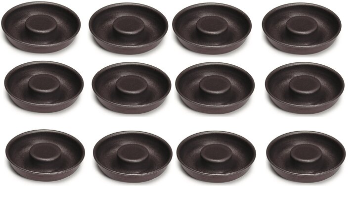 12 x Backform Kuchenform für Savarin Törtchen °65mm PTFE Antihaftbeschichtung