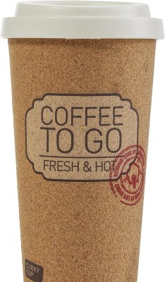 Kaffeebecher to Go Themosbecher Travel Mug CORKY CUP 475ml Wiederverwendbar