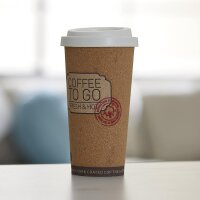 Kaffeebecher to Go Themosbecher Travel Mug CORKY CUP 475ml Wiederverwendbar