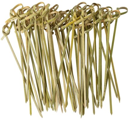 Bio-Bambus-Cocktailspieße Dekor-Picker 50 Stück a 18cm