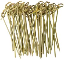 Bio-Bambus-Cocktailspieße Dekor-Picker 50 Stück a 18cm