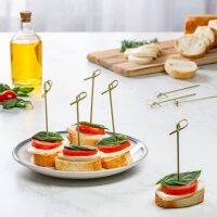 Bio-Bambus-Cocktailspieße Dekor-Picker 50 Stück a 18cm