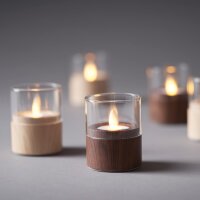 LED Kerzenset 12-tlg. Warmweiß/Multicolour inkl.FB 13h Brenndauer