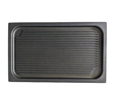 Grillplatte GN 1/1 Aludruckguss für Kombidämpfer 53x32cm