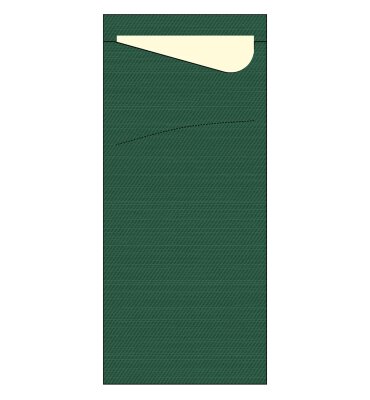 Serviettentasche Tissue Sacchetto® Jägergrün 8,5x19cm 100 Stück DUNI