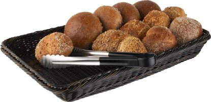 Brotkorb Buffetkorb GN 1/1 Polyrattan Dunkelbraun/Schwarz
