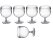5 x Weinglas Stielglas Cocktailglas Viini BPA-freier Kunststoff 0,22l