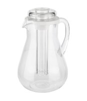 Saftkrug Pitscher Wasserkrug mit Crush-Ice-Röhre 3L Kunststoff 29cm